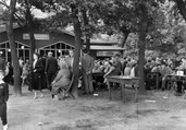 původní dřevěná restaurace, r. 1960
