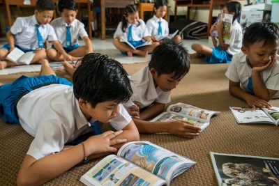 Zajęcia w ramach projektu GreenBooks.org w Indonezji