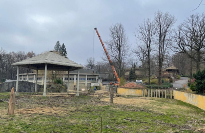 konterner na wybiegu