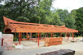 venkovní učebna, červenec 2012
